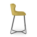 Gala Brushed Velvet Bar Stool In Pair by Lavishway | Bar Stools-27151