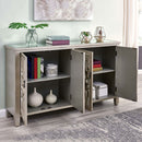 Gallo 4 Doors Mirrored Long Sideboard by Lavishway | Sideboards-25483