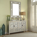 Gallo 4 Doors Mirrored Long Sideboard by Lavishway | Sideboards-25478