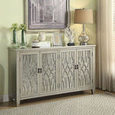 Gallo 4 Doors Mirrored Long Sideboard by Lavishway | Sideboards-25477