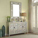 Gallo 4 Doors Long Sideboard With Mirror by Lavishway | Wall Mirrors-25464