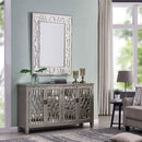 Gallo 4 Doors Long Sideboard With Mirror by Lavishway | Wall Mirrors-25469