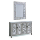 Gallo 4 Doors Long Sideboard With Mirror by Lavishway | Wall Mirrors-25470