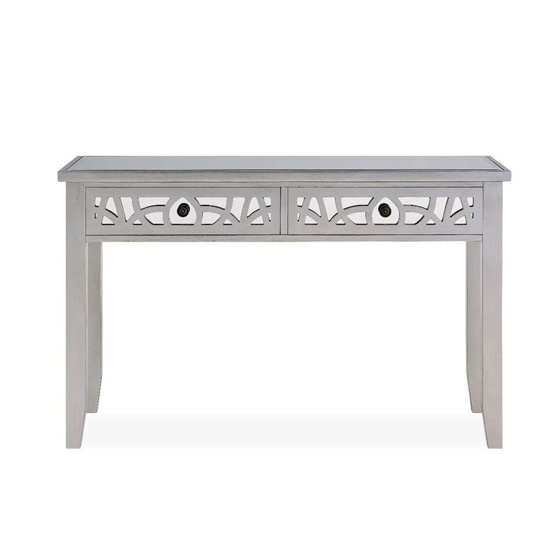 Gallo Champagne 2 Drawers Console Table by Lavishway | Hallway Console Table-25431