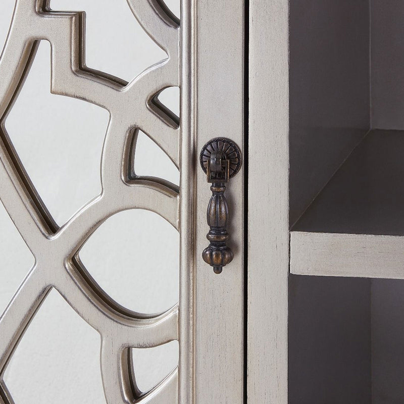 Gallo Champagne Mirrored Top TV Unit by Lavishway | TV Units Cabinets-25362