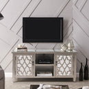 Gallo Champagne Mirrored Top TV Unit by Lavishway | TV Units Cabinets-25354