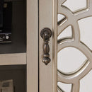 Gallo Champagne Mirrored Top TV Unit by Lavishway | TV Units Cabinets-25357