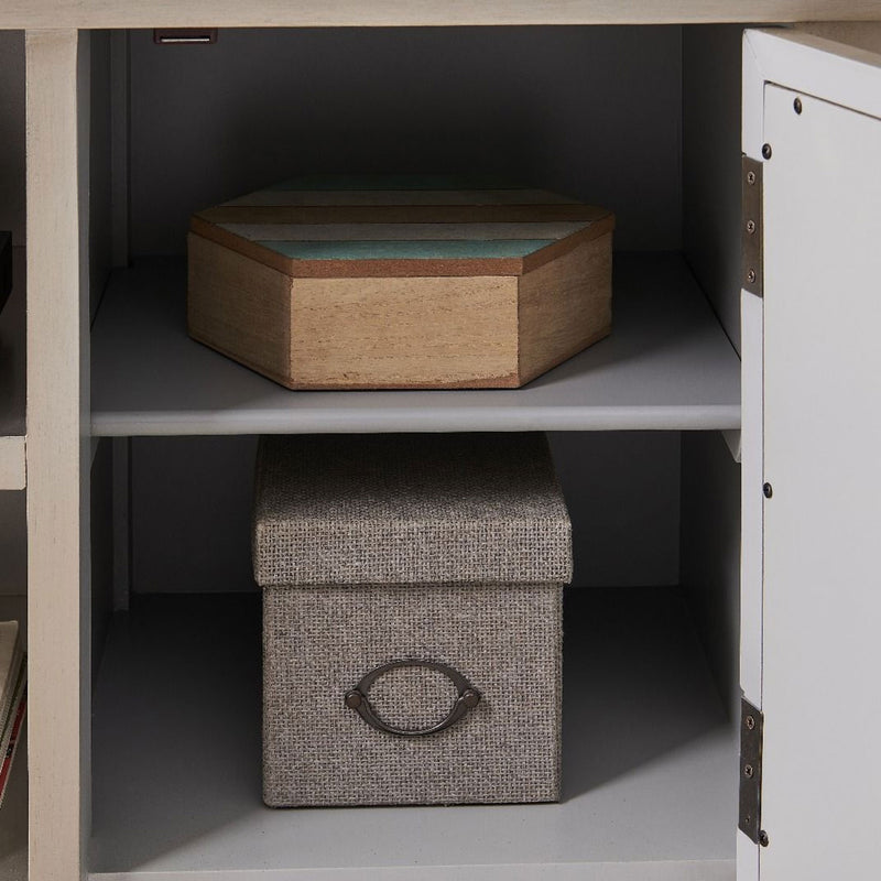 Gallo Champagne Mirrored Top TV Unit by Lavishway | TV Units Cabinets-25359