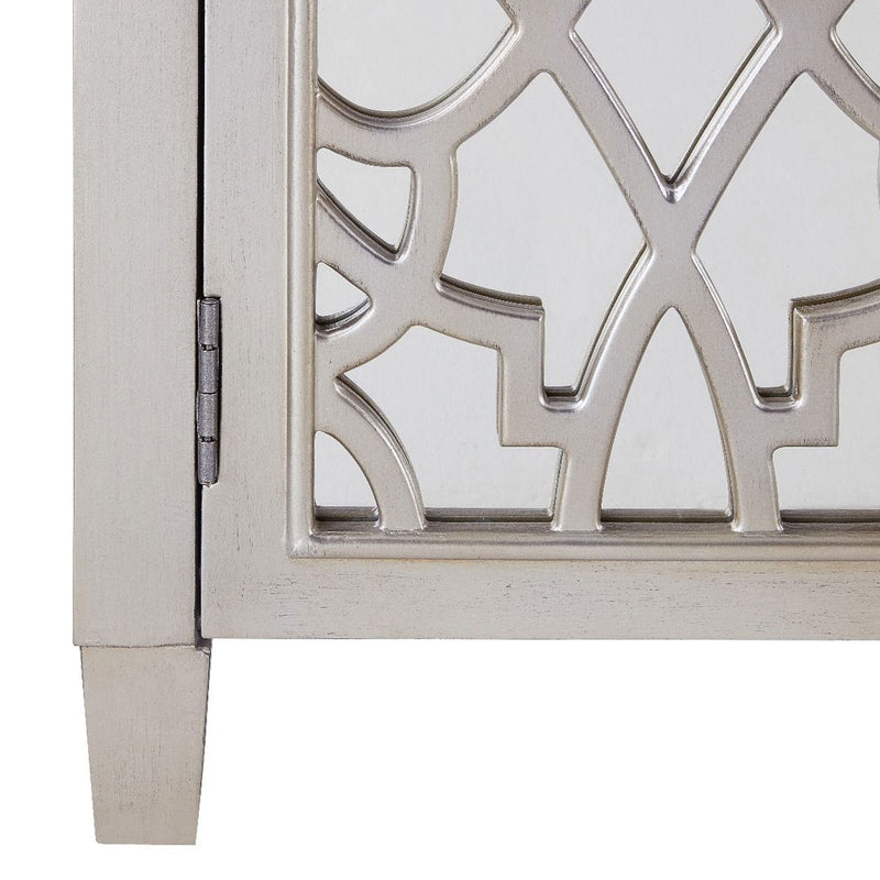 Gallo Champagne Mirrored Top TV Unit by Lavishway | TV Units Cabinets-25360