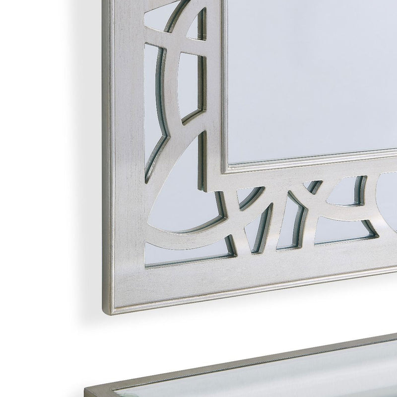 Gallo Mirrored Drawer Chest & Wall Mirror by Lavishway | Wall Mirrors-25504