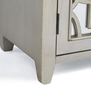 Gallo Mirrored Top 2 Doors Chest by Lavishway | Chest Of Drawers-25528