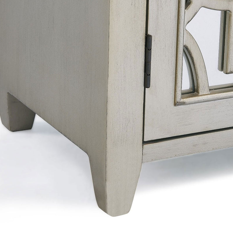 Gallo Mirrored Top 2 Doors Chest by Lavishway | Chest Of Drawers-25528