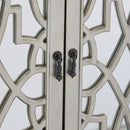 Gallo Mirrored Top 2 Doors Chest by Lavishway | Chest Of Drawers-25526