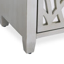 Gallo 2 Drawers Mirrored Top Lamp Table by Lavishway | Side Tables-25401