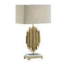 Galveston Goldleaf Metal Table Lamp by Lavishway | Table Lamps-25345