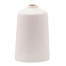 Garda Glazed White Ceramic Liv Vase by Lavishway | Vases-50969