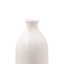 Garda Glazed White Gisela Vase by Lavishway | Vases-50956