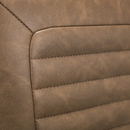 Gehry Brown Faux Leather Office Chair by Lavishway | Faux Chairs-20217