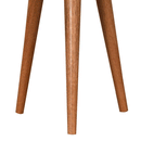 Martino Solid Wood Cube Pattern Top End Table by Lavishway | Side Tables-59977