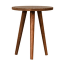 Martino Solid Wood Cube Pattern Top End Table by Lavishway | Side Tables-59975