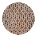 Martino Solid Wood Cube Pattern Top End Table by Lavishway | Side Tables-59976