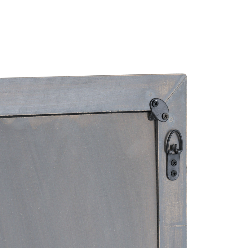 Geometric Diamond Cut Out Grey Wall Mirror by Lavishway | Wall Mirrors-50369