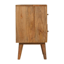 Martino Printed 2 Drawers Bedside Cabinet by Lavishway | Bedside Tables-59959