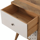 Martino Printed 2 Drawers Bedside Cabinet by Lavishway | Bedside Tables-59961