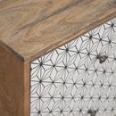 Martino Printed 2 Drawers Bedside Table by Lavishway | Bedside Tables-59940