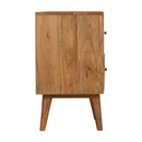 Martino Printed 2 Drawers Bedside Table by Lavishway | Bedside Tables-59937