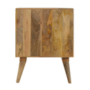 Martino Screen Printed 1 Door Bedside Cabinet by Lavishway | Bedside Tables-59902