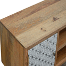 Martino Screen Printed 2 Drawers Media Unit by Lavishway | TV Units Cabinets-59898