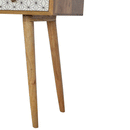 Martino Screen Printed 3 Drawers Writing Desk by Lavishway | Reclaimed Wood Desks-59872