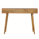 Martino Screen Printed 3 Drawers Writing Desk by Lavishway | Reclaimed Wood Desks-59870