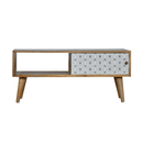 Martino Screen Printed 1 Door Media Unit by Lavishway | TV Units Cabinets-59853