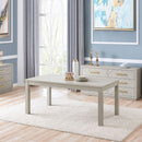 Gilroy Pattern Top Solid Wood Dining Table by Lavishway | Dining Tables-25246