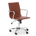 Gio Faux Leather Adjustable Office Chair by Lavishway | Leather Chairs-20195