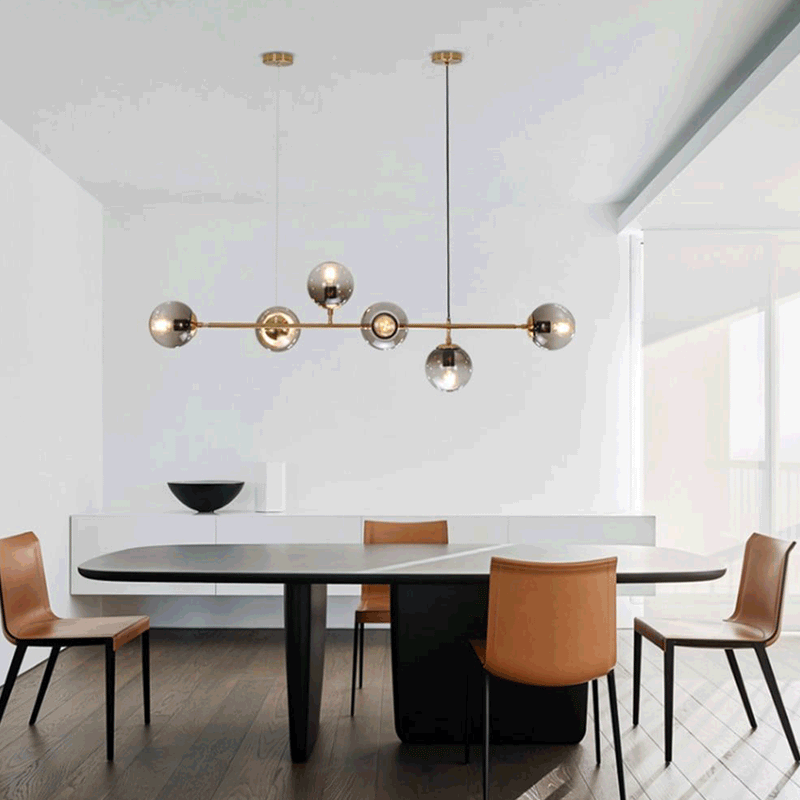 Globe Glass Ball LED Chandelier by Lavishway | Pendant Lighting-50121