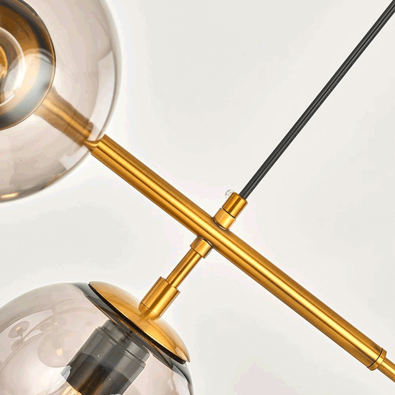 Globe Glass Ball LED Chandelier by Lavishway | Pendant Lighting-50123