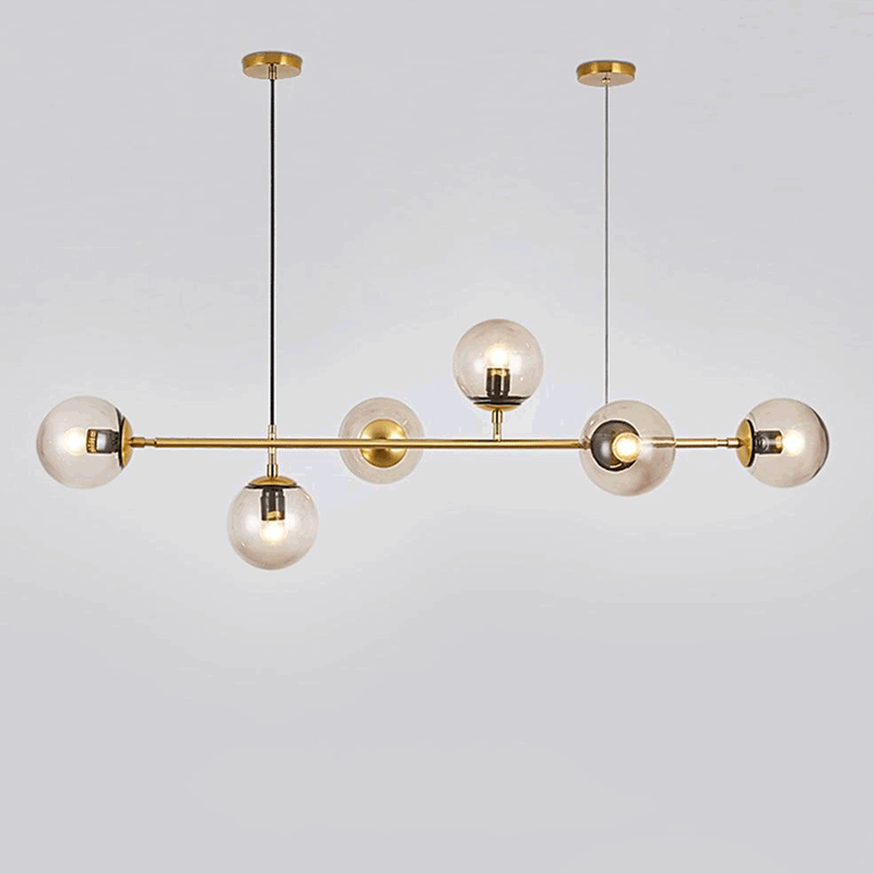 Globe Glass Ball LED Chandelier by Lavishway | Pendant Lighting-50122