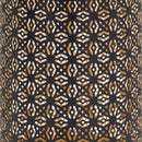 Glowray Black & Gold Marrakesh Lantern by Lavishway | Candle Holders-50653
