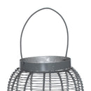 Glowray Grey Wire Design Lantern by Lavishway | Candle Holders-50731
