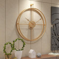Nordic Design Gold Modern Wall Clock by Lavishway | Wall Clocks-39544