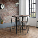 Grafton Solid Elm Wood Top Bar Table by Lavishway | Bar Tables-20347