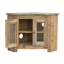 Granary Royal Solid Mango Wood 2 Door TV Unit by Lavishway | TV Units Cabinets-59829