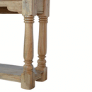 Granary Solid Wood 4 Drawers Console Table by Lavishway | Hallway Console Table-59802