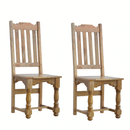 Granary Solid Wooden Dining Chair Set of 2 by Lavishway | Dining Chairs-59777