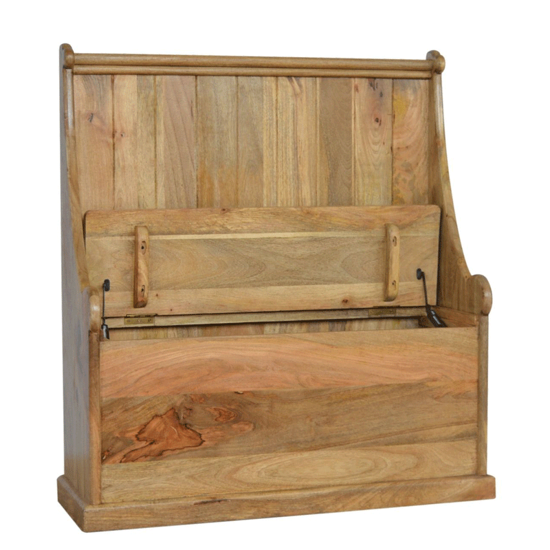 Granary Royale Solid Wood Monks Bench by Lavishway | Benches & Storage Benches-59732