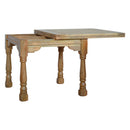Granary Oak Finish Extendable Dining Table by Lavishway | Dining Tables-59727