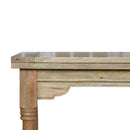 Granary Oak Finish Extendable Dining Table by Lavishway | Dining Tables-59729
